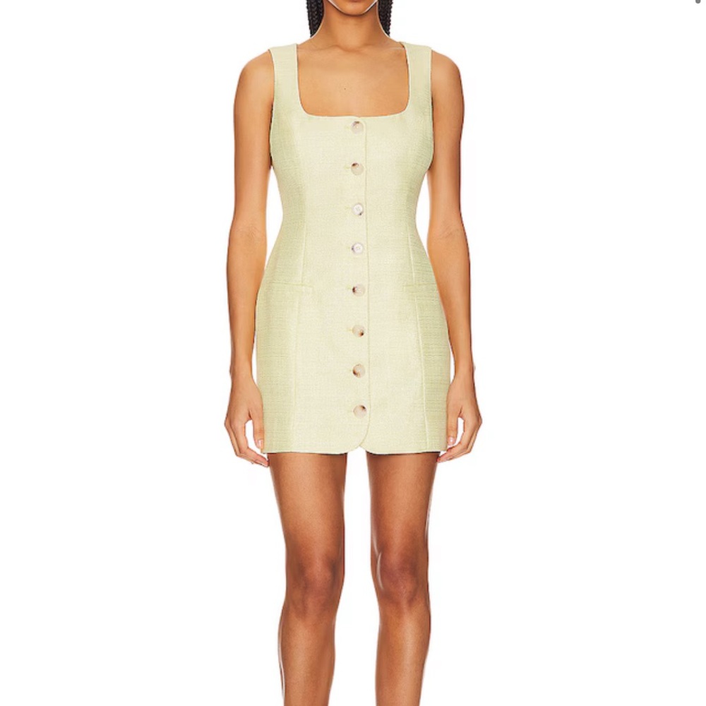 Line & Dot Sunnie Mini Dress in Lemon